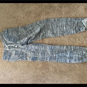 Grey and white girls sweatpants